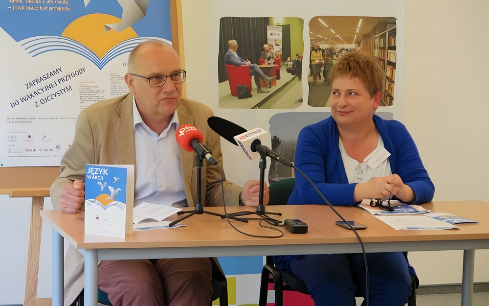 Konferencja prasowa dotycząca programu „Język w akcji”