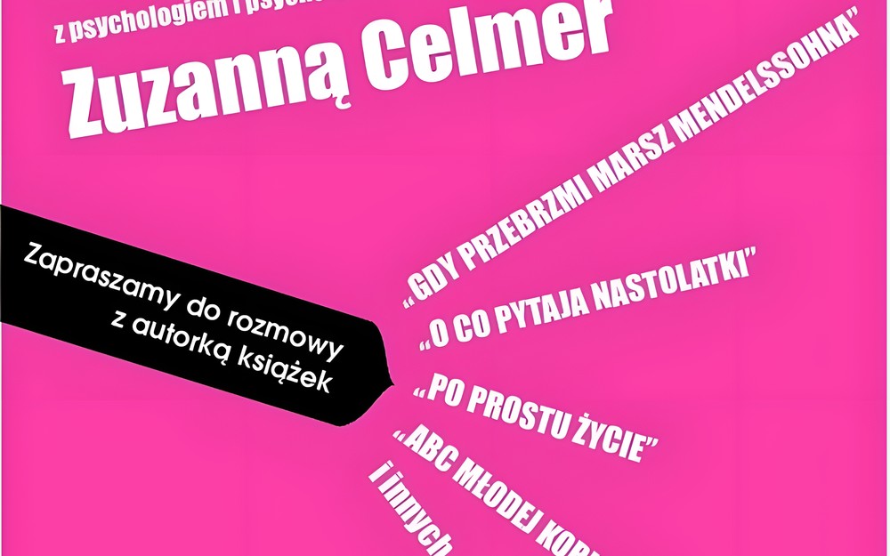 Spotkanie z Zuzanną Celmer