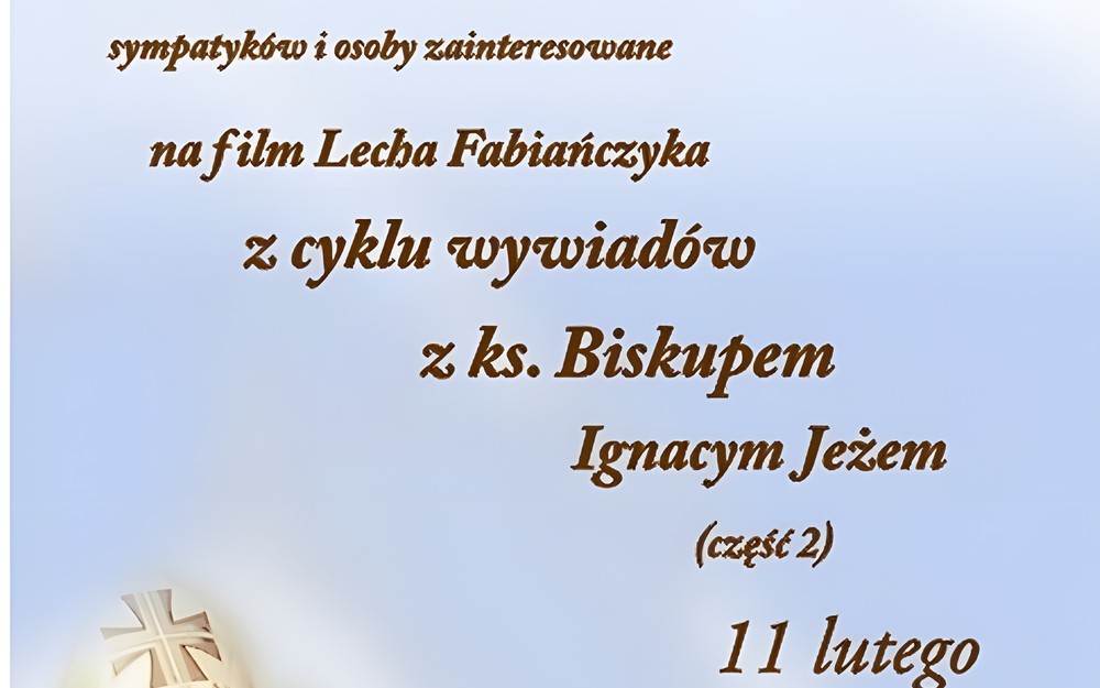 Projekcja filmu Lecha Fabiańczyka
