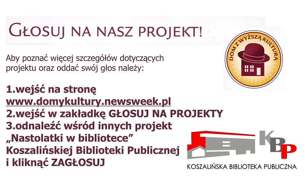 GŁOSUJ NA NASZ PROJEKT!