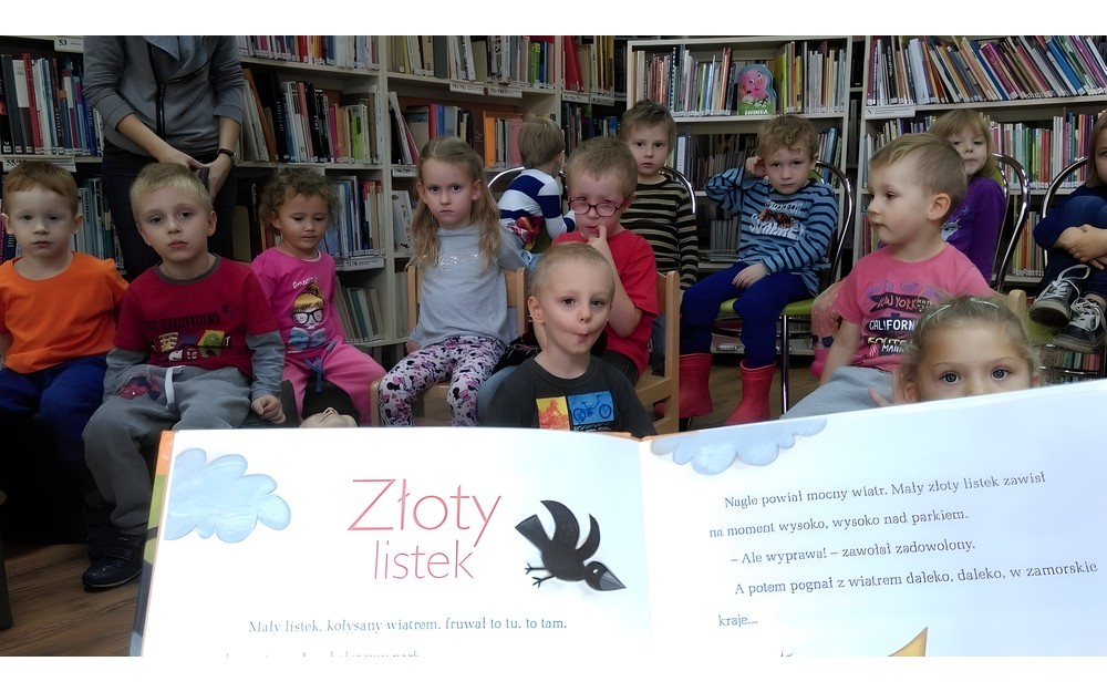 Złoty liść Krasnoludka Bajkodłubka