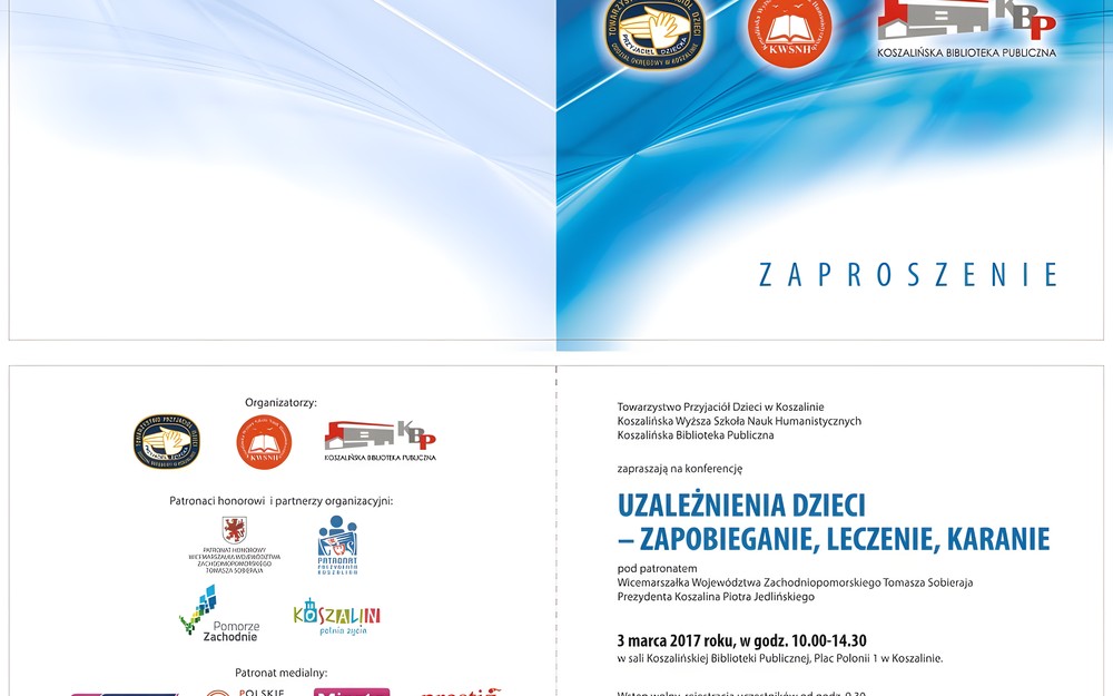 Zaproszenie na konferencję nt. uzależnień dzieci