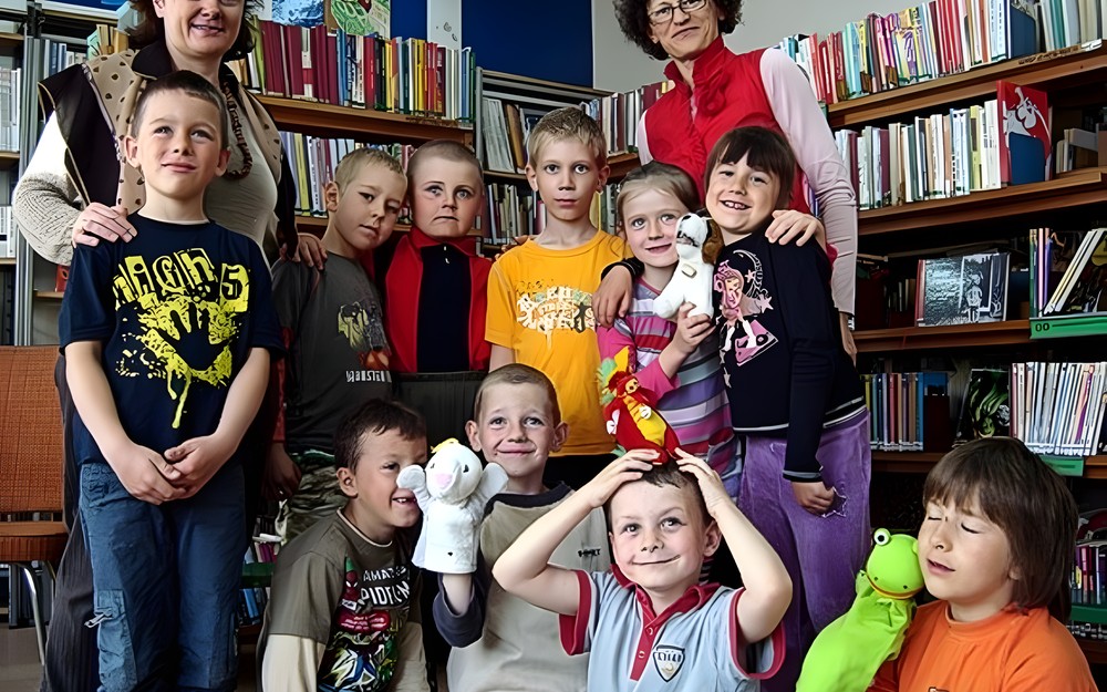 Przedszkolaki w bibliotece