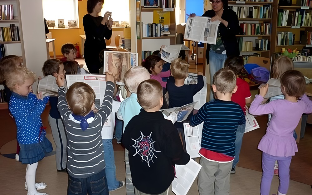 Biedronki w bibliotece