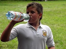 Chwila odpoczynku po biegach, skokach...