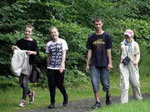 Chwila odpoczynku po biegach, skokach...