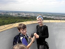 Zdobywamy wieżę widokową...