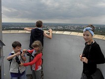 Zdobywamy wieżę widokową...