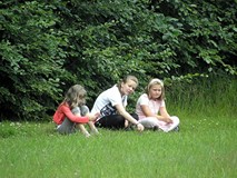 Chwila odpoczynku po biegach, skokach...