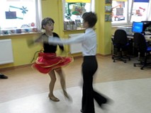 Ala i Kuba Krawieccy zatańczyli dla nas między innymi sambę, walce wiedeński i angielski