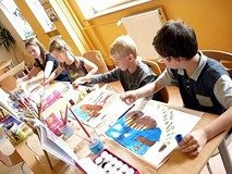 18 sierpnia moliki wysłuchały legendy „O dobrych karzełkach znad brzegów Jamna” Gracjana Bojara-Fija