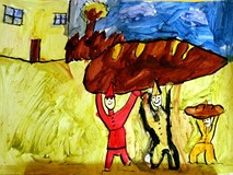 18 sierpnia moliki wysłuchały legendy „O dobrych karzełkach znad brzegów Jamna” Gracjana Bojara-Fija