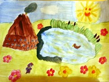 18 sierpnia moliki wysłuchały legendy „O dobrych karzełkach znad brzegów Jamna” Gracjana Bojara-Fija