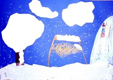 Drzewko w zimowej szacie