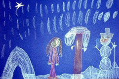 Drzewko w zimowej szacie