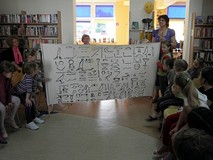 PIERWSZAKI W BIBLIOTECE