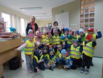 Przedszkolaki po zajęciach