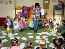 Spośród wszystkich portretów misia Pani Wiola wybrała - jej zdaniem - najciekawszy