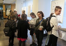 Uczestnicy finału projektu  „Tomek i tajemnica zaginionego pomnika ...
