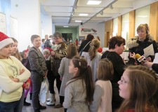 Uczestnicy finału projektu  „Tomek i tajemnica zaginionego pomnika ...