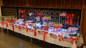 Słodki poczęstunek na uroczystość 100-letniej współpracy USA-PL