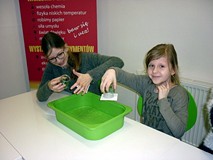 Feriowicze na warsztatach w Yellow Park