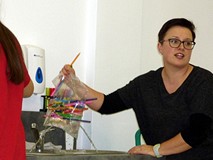 W Yellow Park - prowadząca warsztaty Pani Kinga