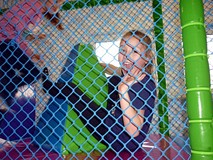 Feriowicze na warsztatach w Yellow Park