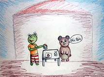 Plansza do teatrzyku Kamishibai - 