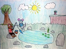 Plansza do teatrzyku Kamishibai - 