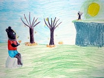 Plansza do teatrzyku Kamishibai - 