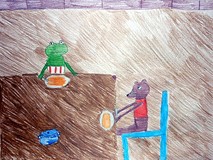 Plansza do teatrzyku Kamishibai - 