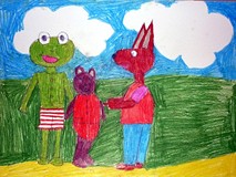 Plansza do teatrzyku Kamishibai - 