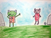 Plansza do teatrzyku Kamishibai - 