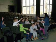 Dzieci w KBP na prezentacji 