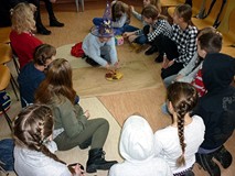 Wesołe zabawy na zakończenie ferii