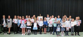 Uczestnicy powiatowego konkursu 