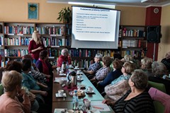 W bibliotecznym Klubie Aktywnego Seniora w Polanowie spotkanie z dietetyczką