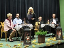 spotkanie autorskie ze Stanisławą Schreuder, koszalińską poetką promującą nowy tomik pt. „Między nam