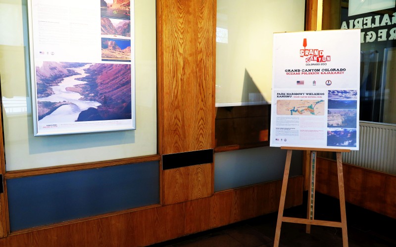 Plansze do wystawy: Polska wyprawa kajakowo-pontonowa „Grand Canyon Colorado 2013”