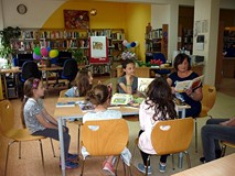 Stały element molikowych spotkań - głośne czytanie