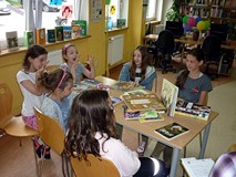 Kreatywny udział molików w trakcie czytania