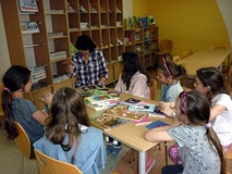 Stały element molikowych spotkań - głośne czytanie