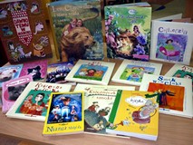 Prezentowane książki na spotkaniu z molikami
