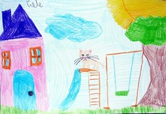 Jeden z rysunków dzieci