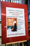 plakat informujący o spektaklu 
