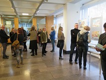 otwarcie wystawy prac Wala Jarosza, koszalińskiego artysty plastyka zatytułowana „Notatki z podróży”