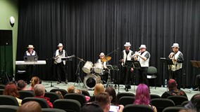 Występ Dixielandu w czasie Nocy w Bibliotece