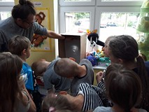 Dzieci w trakcie warsztatów.