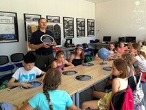W Obserwatorium Astronomicznym - zajęcia z naszymi dziećmi prowadził sam SZEF